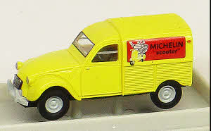 Citroen 2CV Lieferwagen Michelin Scooter