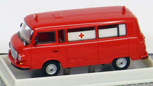 Barkas B 1000 Bus mit Anhänger Wasserrettung