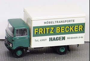 MB LP 608 Koffer-LKW Fritz Becker