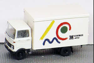MB LP 608 Koffer-LKW Schenker Arttrans