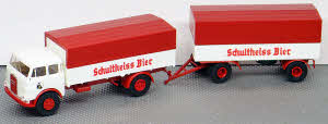 MAN 10.212 F PP-Lastzug Schultheiss Bier