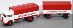 MAN 10.212 F PP-Lastzug Almdudler Limonade