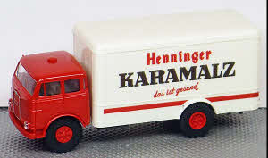 MAN 10.212 F Koffer-LKW Henninger Karamalz
