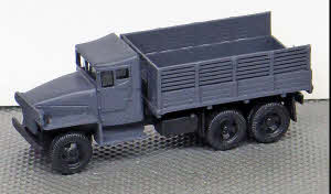 Studebaker 3t Planenfahrerhaus geschlossen Hochbord Wehrmacht grau